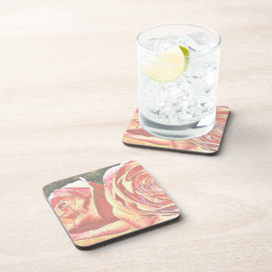 Dessous-de-verre Roses thé du jardin