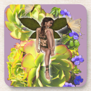 Dessous-de-verre Rosette Succulent visiteurs