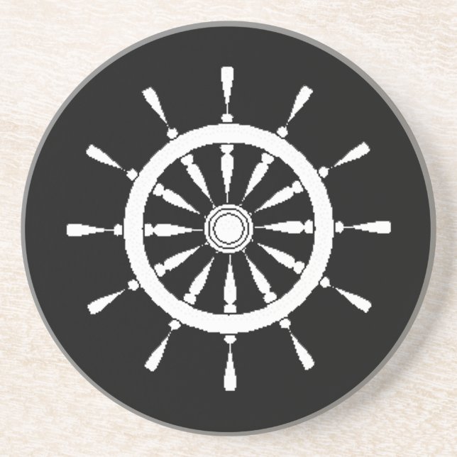 Dessous de verre - Roue des navires (Devant)