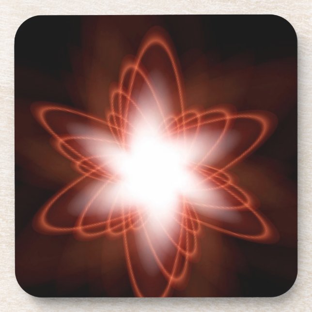 Dessous-de-verre Rouge atomique