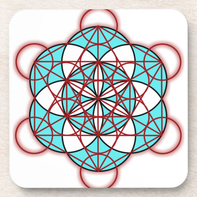 Dessous-de-verre Rouge de Metatron (Devant)