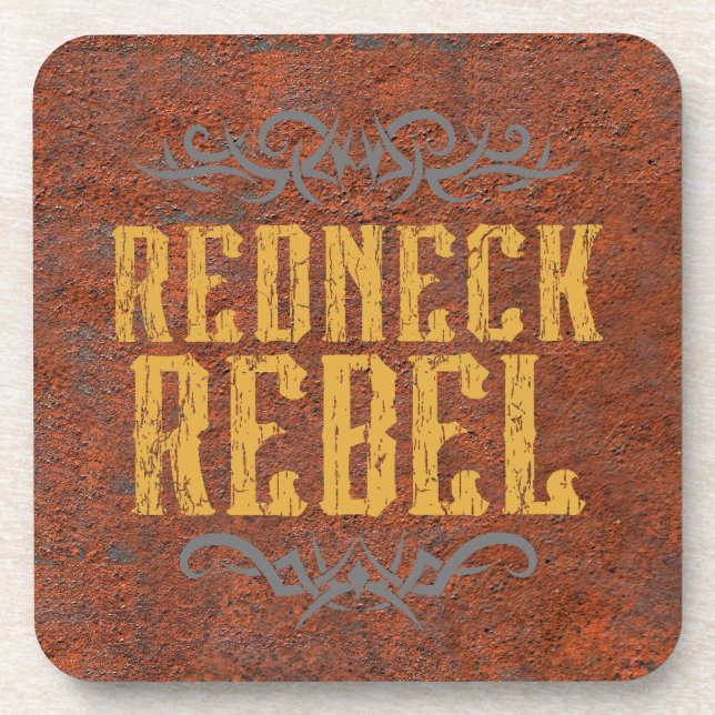 Dessous-de-verre Rouille Rebel Grunge Redneck (Devant)