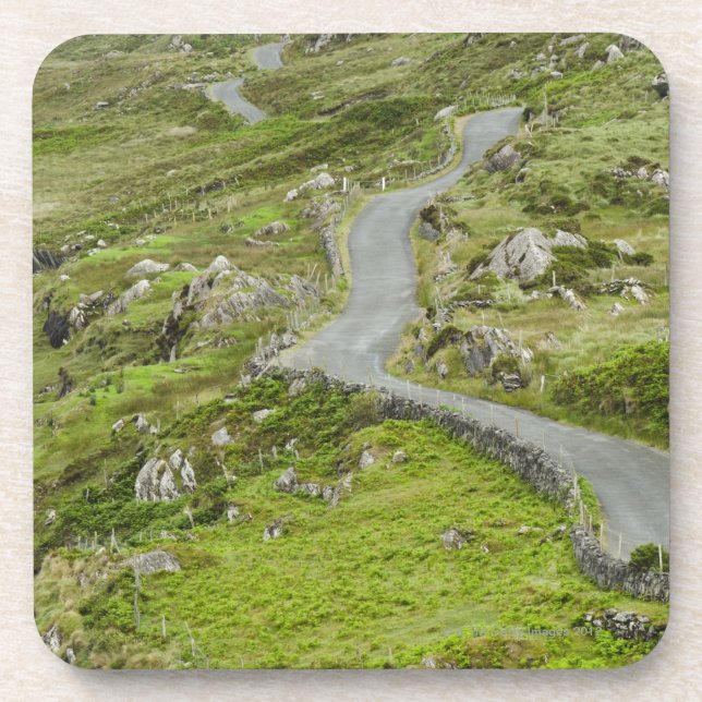 Dessous-de-verre Route entre Ballaghacahreen et Caherkeen. (Devant)