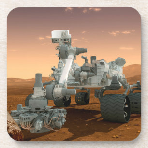Dessous-de-verre Rover Curiosity Du Laboratoire Scientifique Mars. 