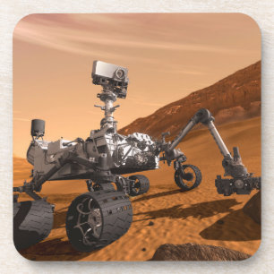 Dessous-de-verre Rover Curiosity Du Laboratoire Scientifique Mars.