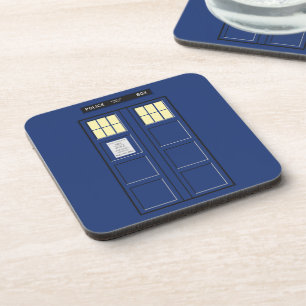 Dessous-de-verre Royaume-Uni - Blue Police Public Call Box 1