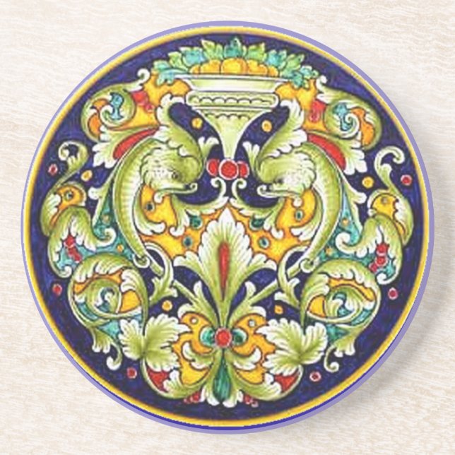 Dessous de verre royaux de crête (Devant)