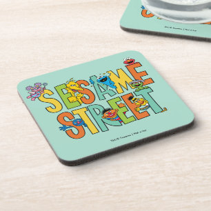 Dessous-de-verre Rue Sésame   Sesame Street Type Pals