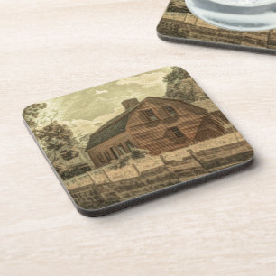 Dessous-de-verre Russe Ouest Pays Ferme Chic Red Grange
