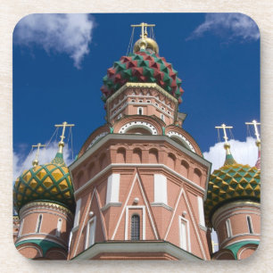 Dessous-de-verre Russie, Moscou, place Rouge. St. Basil's 2