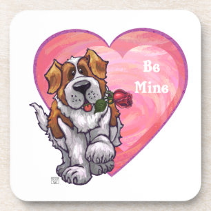 Dessous-de-verre Saint-Bernard Valentin