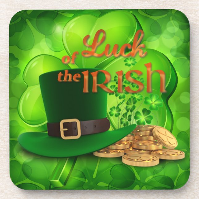 Dessous-de-verre Saint Patrick's Day "La chance des Irlandais" Sham (Devant)