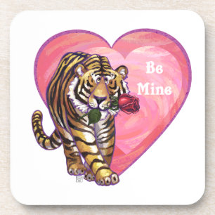 Dessous-de-verre Saint Valentin de Tigre