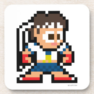 Dessous-de-verre Sakura à 8 bits