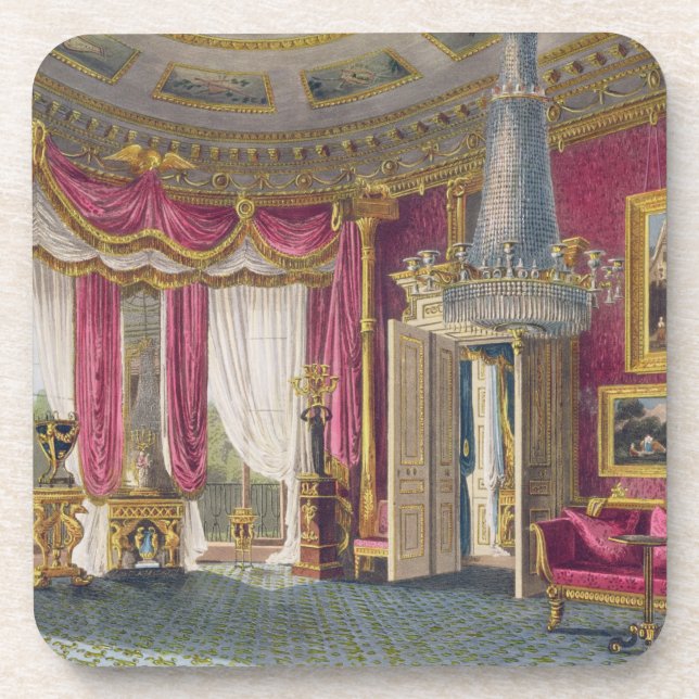 Dessous-de-verre Salon rose de satin (deuxième vue) Carlton Hous (Devant)