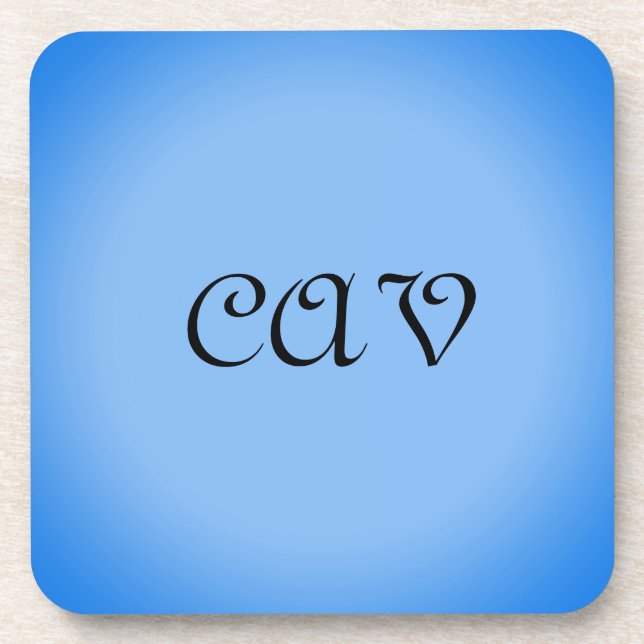 Dessous-de-verre Sangria Cornflower Blue (Devant)