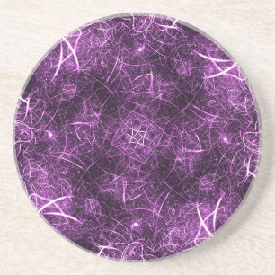 Dessous de verre Sangria/Violet Fractal_Sandstone