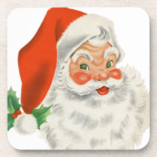 Dessous-de-verre Santa Claus rétro vintage