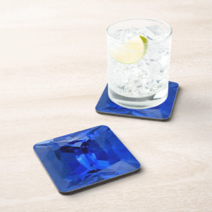 Dessous-de-verre Saphir bleu 1