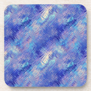 Dessous-de-verre Sapphire Blue Scribbled Texture