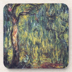 Dessous-de-verre Saule pleureur de Claude Monet, Beaux-arts vintage