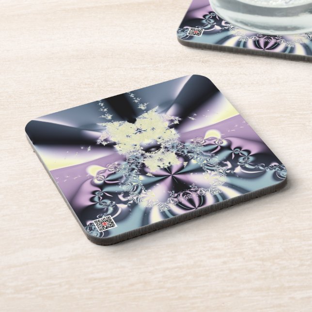 Dessous-de-verre Scène violette (Côté gauche)