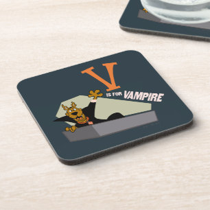 Dessous-de-verre Scooby-Doo   V est pour Vampire