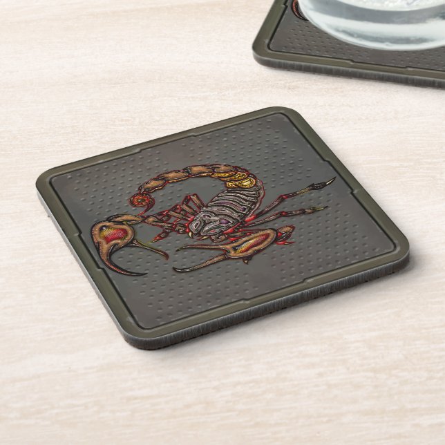 Dessous-de-verre Scorpion (Côté gauche)