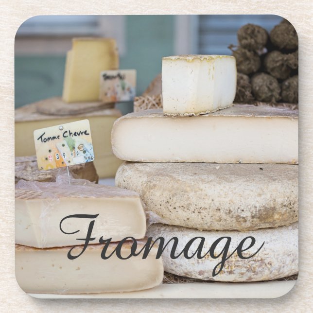 Dessous-de-verre Sélection de Fromage Rustique Français (Devant)