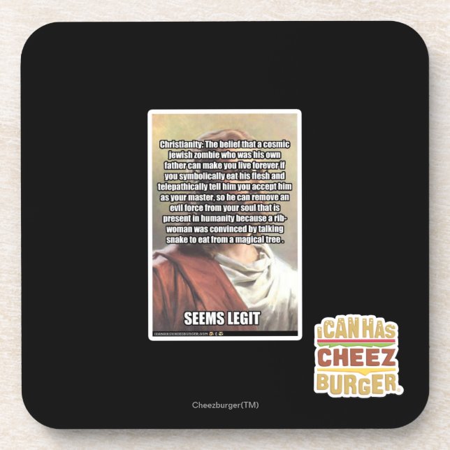 Dessous-de-verre Semble la pièce de théâtre (Devant)