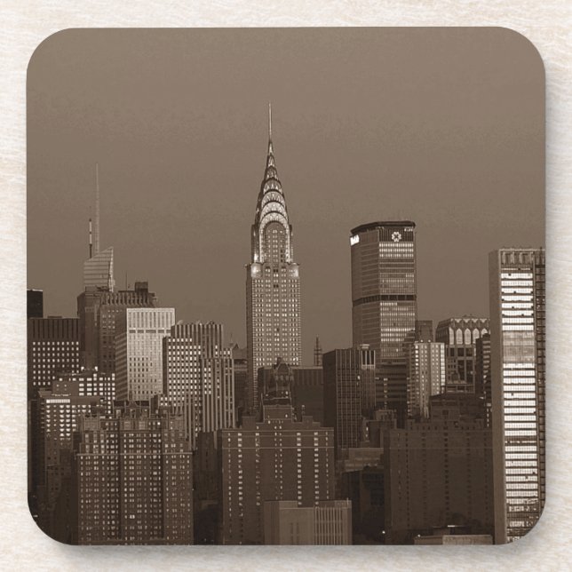 Dessous-de-verre Sepia New York (Devant)