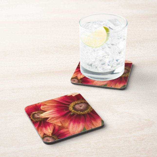 Dessous de verre Set automne Fleurs (Côté Droit)