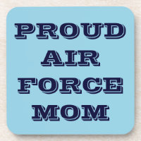 Dessous de verre Set Fier Air Force Maman
