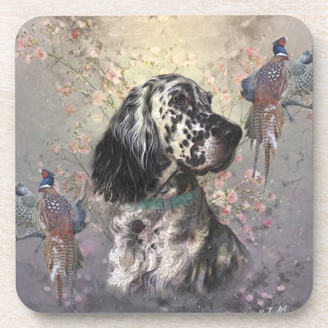 Dessous-de-verre Setter anglais (Devant)
