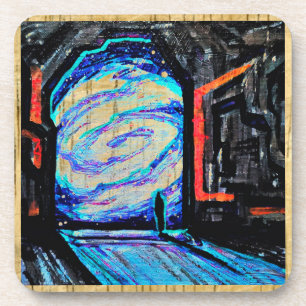 Dessous-de-verre Seul avec l'abîme brillant