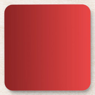 Dessous-de-verre SEULEMENT dégradés de COULEUR - amour rouge