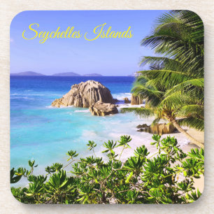 Dessous-de-verre Seychelles Tropical Island Beach