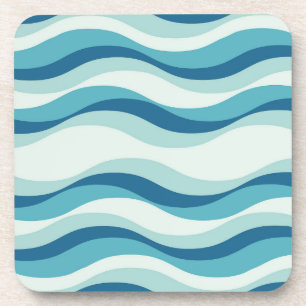 Dessous-de-verre Shades of Blue Waves