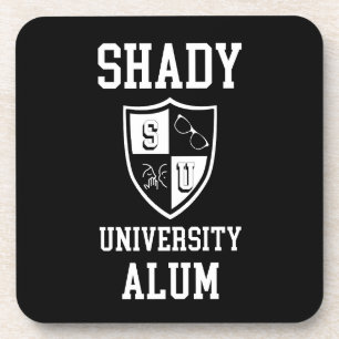 Dessous-de-verre Shady University Alum potins grad drôle