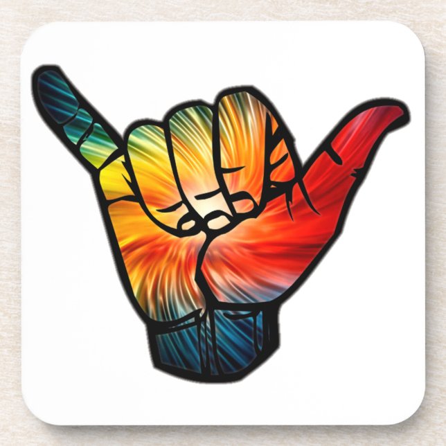 Dessous-de-verre Shaka Rainbow (Devant)