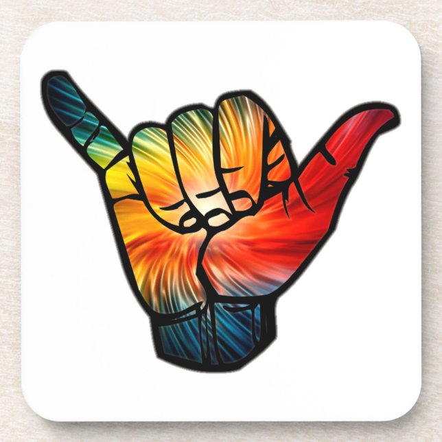 Dessous-de-verre Shaka Rainbow (Devant)