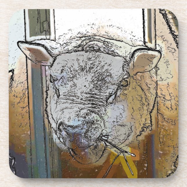 DESSOUS-DE-VERRE SHEEP (Devant)