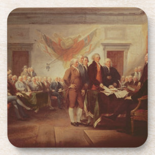 Dessous-de-verre Signature de la déclaration d'indépendance, 4ème