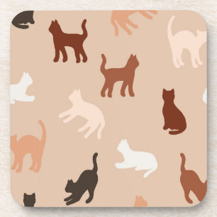 Dessous-de-verre Silhouette de chat