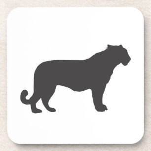 Dessous-de-verre Silhouette Tiger