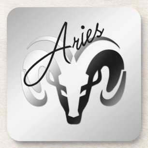 Dessous-de-verre Silver Aries le bélier Zodiac