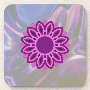 DESSOUS-DE-VERRE SIMPLE COLORÉ MODERNE CADEAU FILLE SOEUR MOM L
