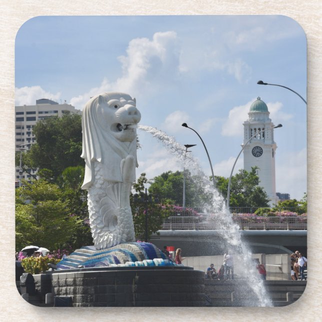 Dessous-de-verre Singapour (Merlion) (Devant)