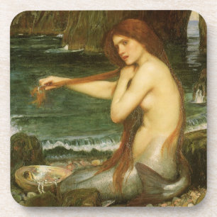 Dessous-de-verre Sirène par John William Waterhouse