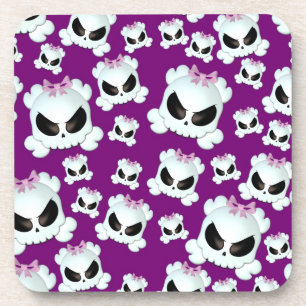 Dessous-de-verre Skullz Girly